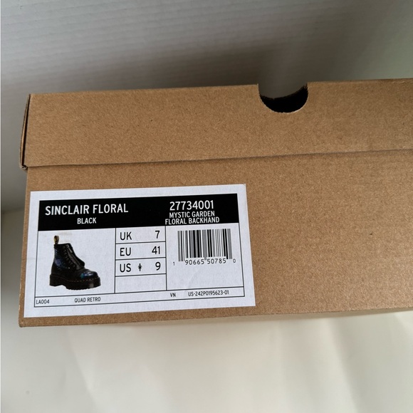 Doc Martens Sinclair Floral Boots - Picture 3 of 8